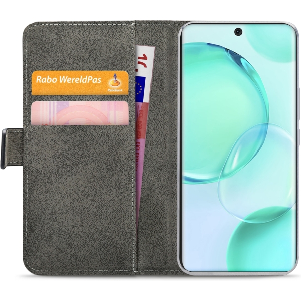 Mobilize Classic Gelly Wallet Book Case Honor 50 Pro Black - Afbeelding 4