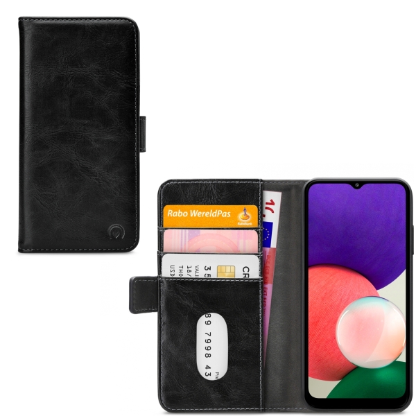 Mobilize Elite Gelly Wallet Book Case Samsung Galaxy A22 5G Black
