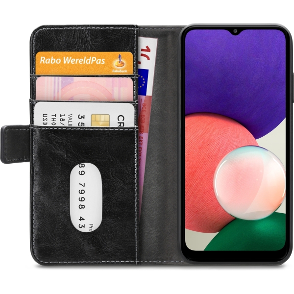 Mobilize Elite Gelly Wallet Book Case Samsung Galaxy A22 5G Black - Afbeelding 4