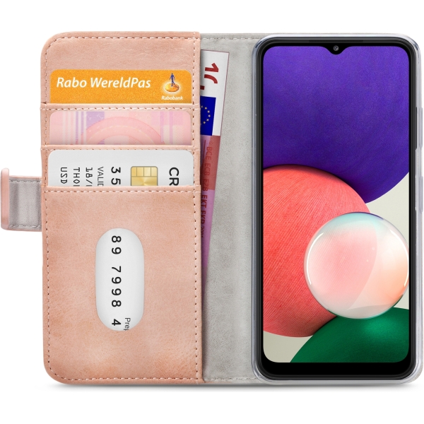 Mobilize Elite Gelly Wallet Book Case Samsung Galaxy A22 5G Soft Pink - Afbeelding 4