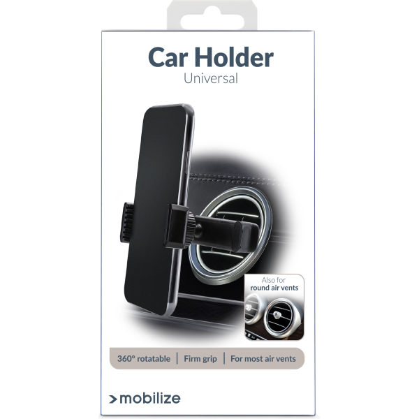 Mobilize Universal Car Holder For Round Air Vent Black - Afbeelding 9