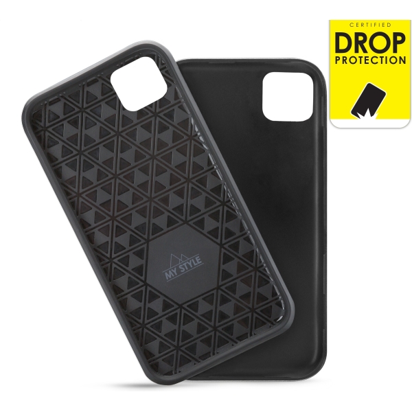 My Style Tough Case For Samsung Galaxy A22 5G Black - Afbeelding 2