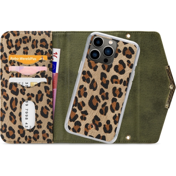 Mobilize 2In1 Gelly Clutch For Apple Iphone 13 Pro Green Leopard - Afbeelding 4