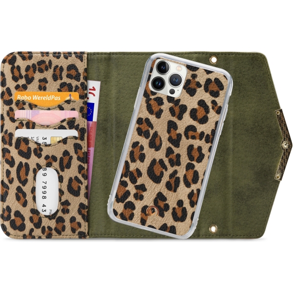 Mobilize 2In1 Gelly Clutch For Apple Iphone 13 Pro Max Green Leopard - Afbeelding 4
