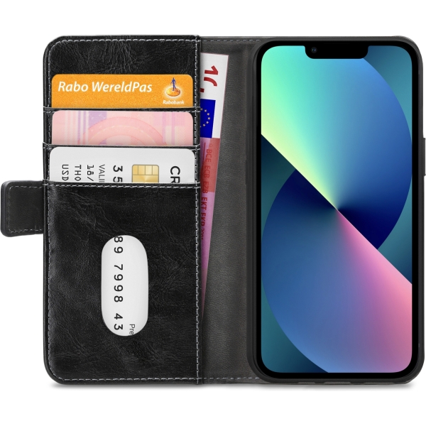 Mobilize Elite Gelly Wallet Book Case Apple Iphone 13 Black - Afbeelding 4