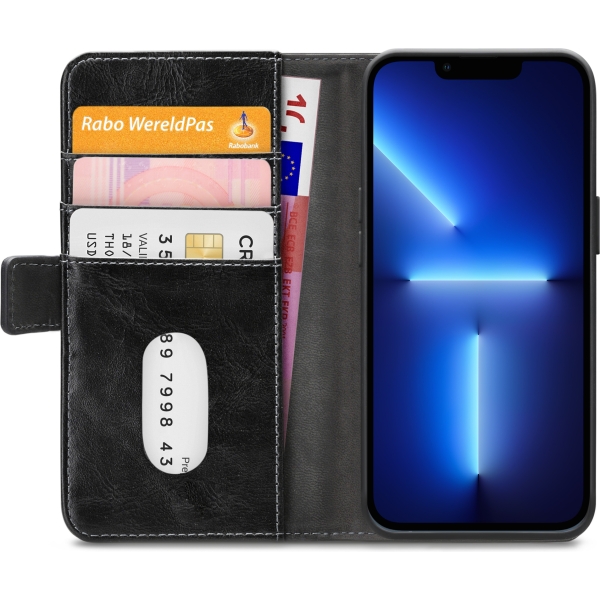 Mobilize Elite Gelly Wallet Book Case Apple Iphone 13 Pro Black - Afbeelding 4
