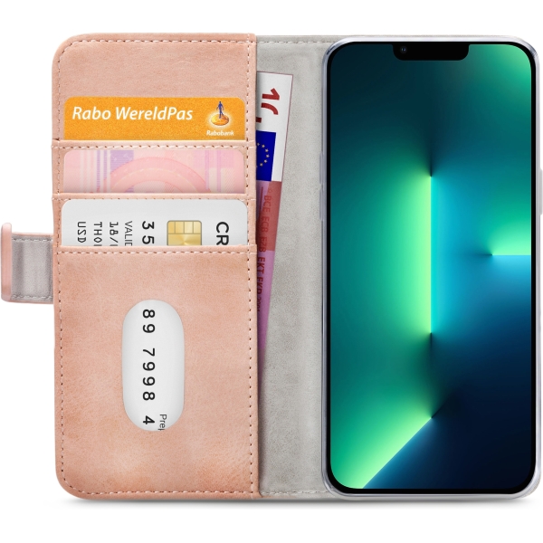 Mobilize Elite Gelly Wallet Book Case Apple Iphone 13 Pro Max Soft Pink - Afbeelding 4