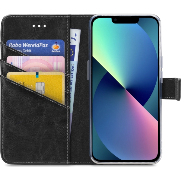 My Style Flex Wallet For Apple Iphone 13 Mini Black - Afbeelding 2