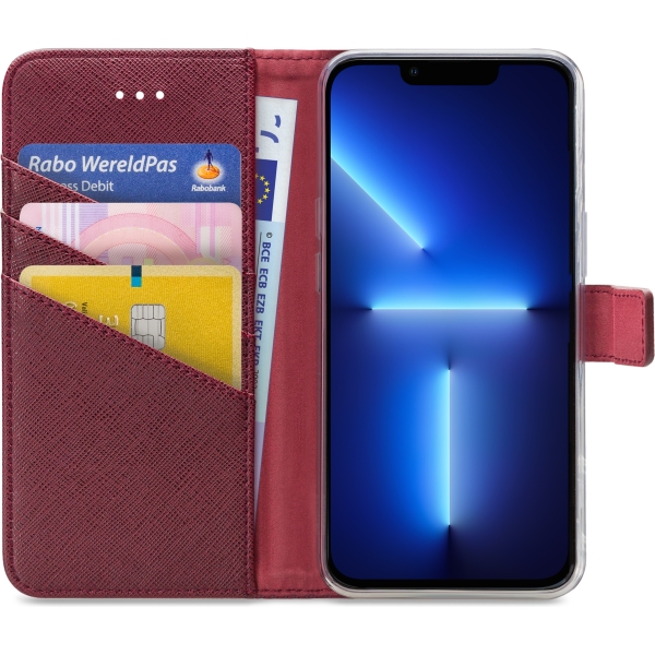 My Style Flex Wallet For Apple Iphone 13 Pro Bordeaux - Afbeelding 3