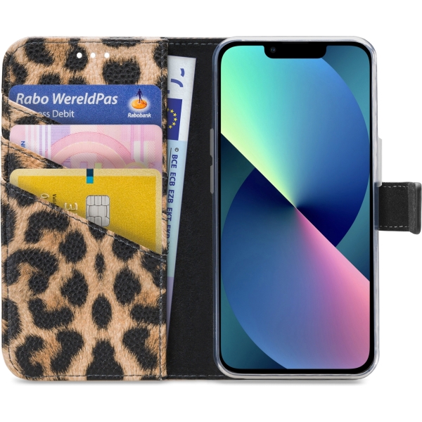 My Style Flex Wallet For Apple Iphone 13 Mini Leopard - Afbeelding 3