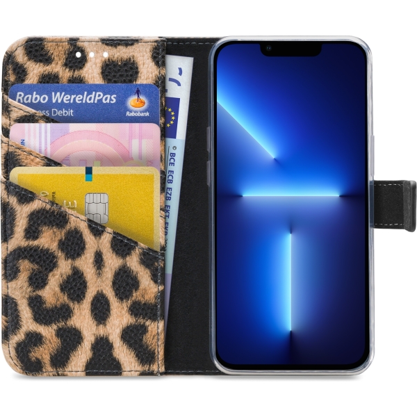 My Style Flex Wallet For Apple Iphone 13 Pro Leopard - Afbeelding 3