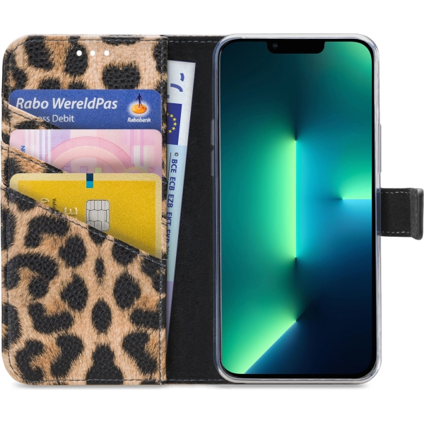 My Style Flex Wallet For Apple Iphone 13 Pro Max Leopard - Afbeelding 3