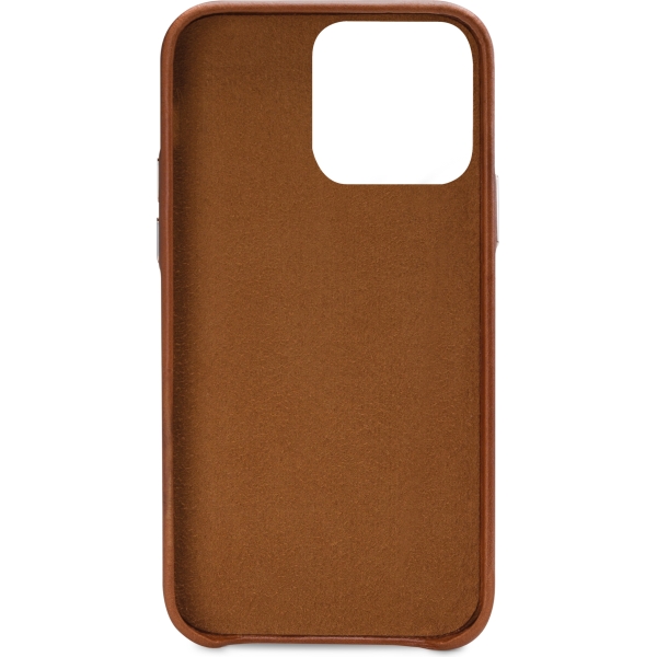 Senza Desire Leather Cover With Card Slot Apple Iphone 13 Pro Burned Cognac - Afbeelding 2
