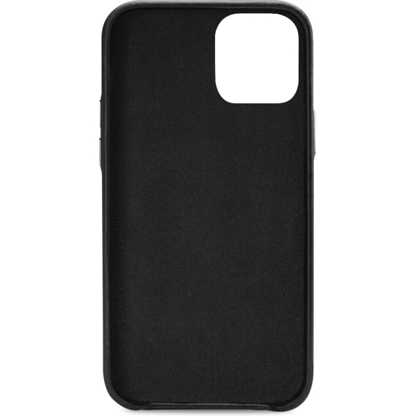 Senza Pure Leather Cover With Card Slot Apple Iphone 13 Deep Black - Afbeelding 2