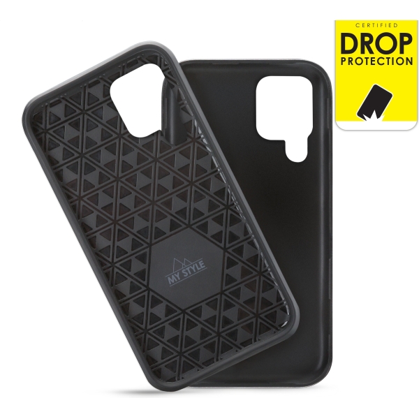 My Style Tough Case For Samsung Galaxy A22 4G Black - Afbeelding 2