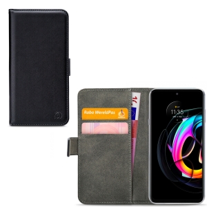 Mobilize Classic Gelly Wallet Book Case Motorola Edge 20 Lite Black