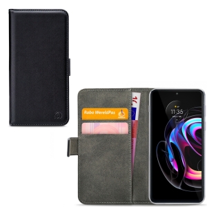 Mobilize Classic Gelly Wallet Book Case Motorola Edge 20 Black