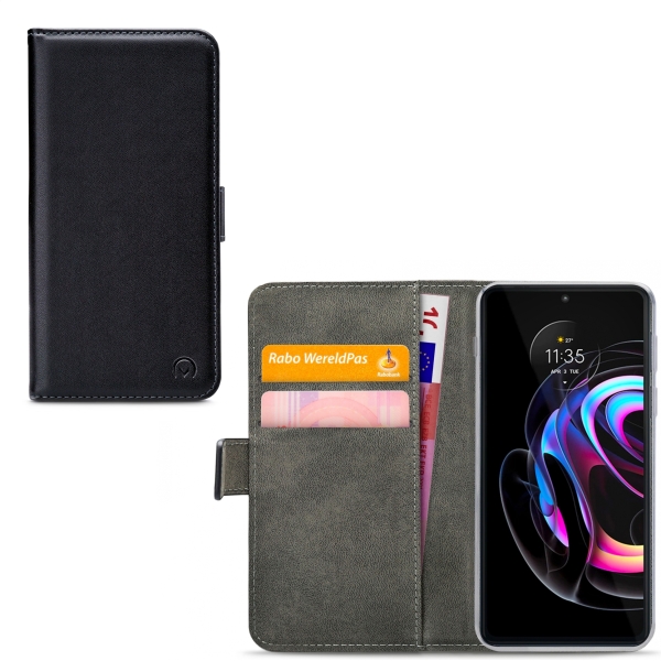 Mobilize Classic Gelly Wallet Book Case Motorola Edge 20 Black