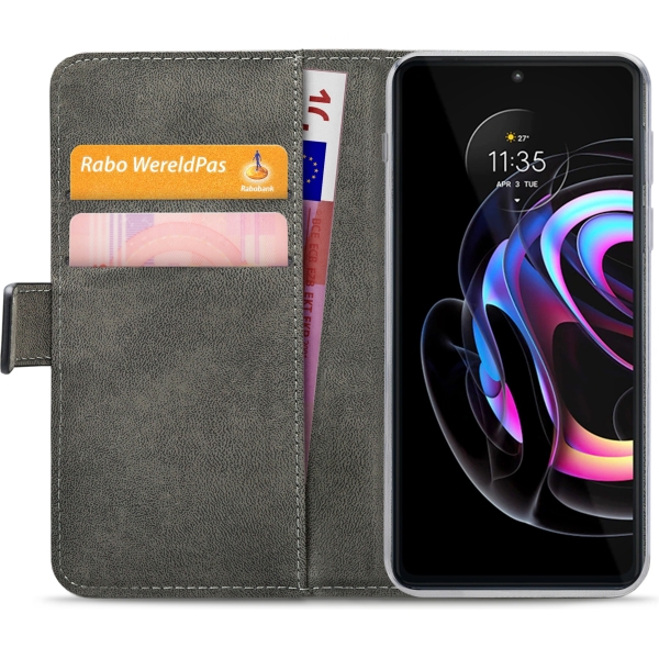 Mobilize Classic Gelly Wallet Book Case Motorola Edge 20 Pro Black - Afbeelding 4