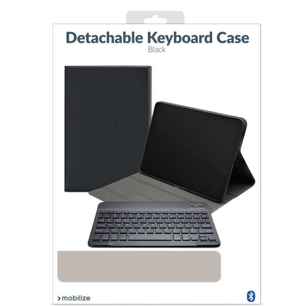 Mobilize Detachable Bluetooth Keyboard Case Apple Ipad Pro 11 (2020/2021/2022)/Air 10.9 (2022)/Air 11 (2024/2025) Black Qwerty - Afbeelding 9
