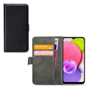 Mobilize Classic Gelly Wallet Book Case Samsung Galaxy A03S Black