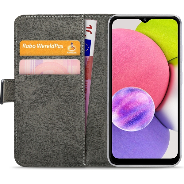 Mobilize Classic Gelly Wallet Book Case Samsung Galaxy A03S Black - Afbeelding 4