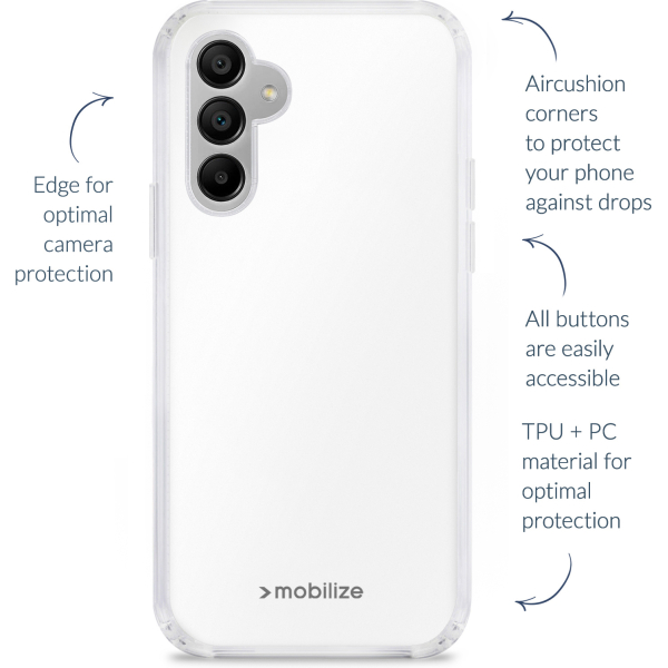Mobilize Naked Protection Case Samsung Galaxy A03S Clear - Afbeelding 4
