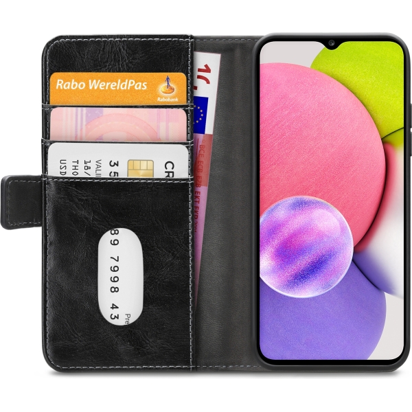 Mobilize Elite Gelly Wallet Book Case Samsung Galaxy A03S Black - Afbeelding 4