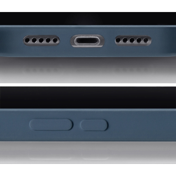Mobilize Rubber Gelly Case Apple Iphone 7/8/Se (2020/2022) Matt Blue - Afbeelding 2