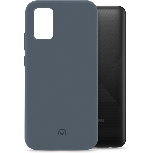Mobilize Rubber Gelly Case Samsung Galaxy A02S Matt Blue