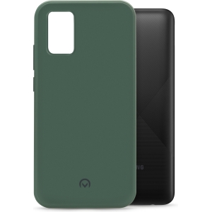 Mobilize Rubber Gelly Case Samsung Galaxy A02S Matt Green
