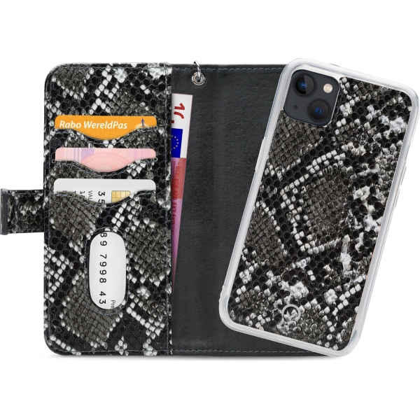 Mobilize 2In1 Magnet Zipper Case Apple Iphone 13 Mini Black/Snake - Afbeelding 4