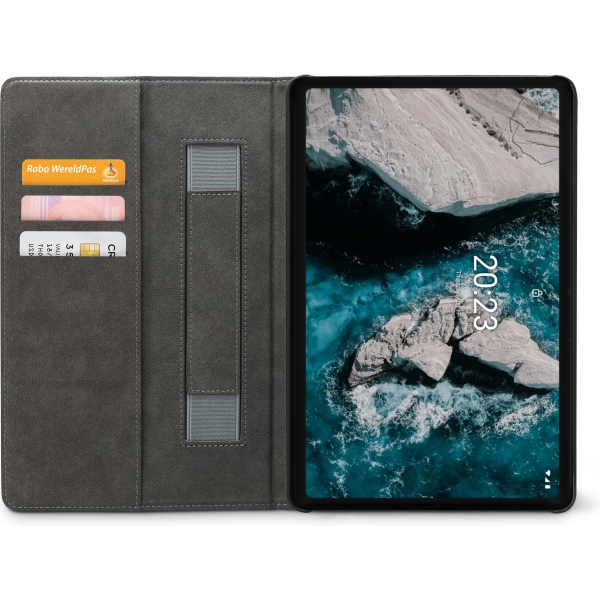 Mobilize Premium Folio Case Nokia T20 10.4 Black - Afbeelding 4