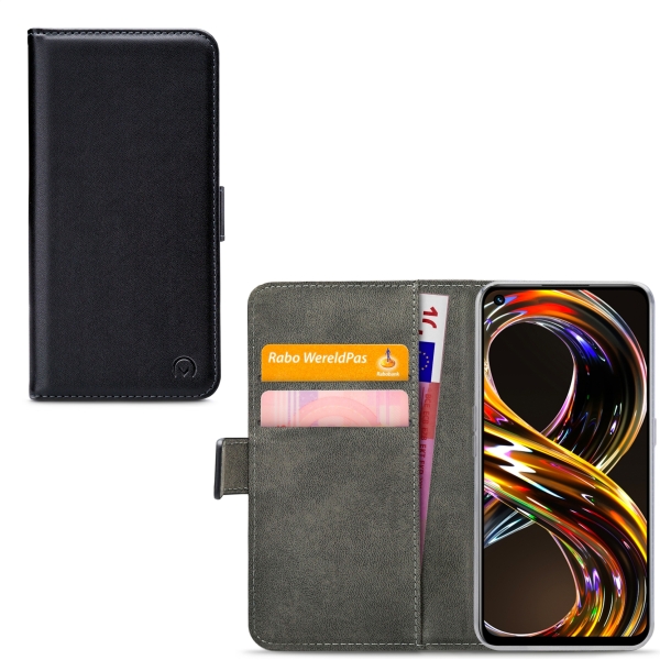 Mobilize Classic Gelly Wallet Book Case Realme 8I/Narzo 50 Black