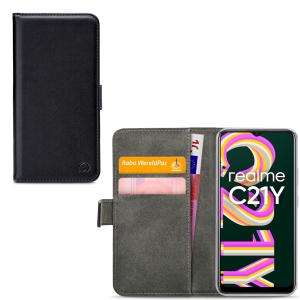 Mobilize Classic Gelly Wallet Book Case Realme C21Y Black