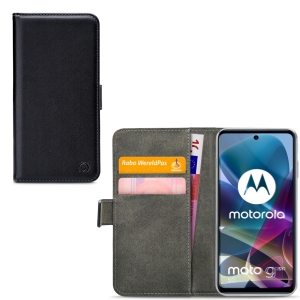 Mobilize Classic Gelly Wallet Book Case Motorola Moto G200 5G Black
