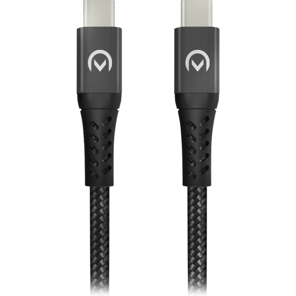 Mobilize Strong Nylon Cable Usb-C To Usb-C 2M. 100W Black