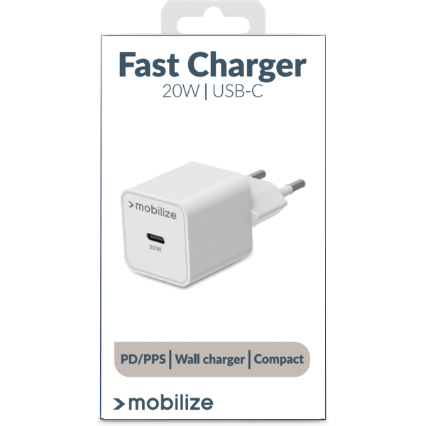 Mobilize Wall Charger Usb-C 20W With Pd/Pps White - Afbeelding 11