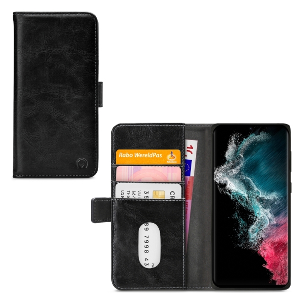 Mobilize Elite Gelly Wallet Book Case Samsung Galaxy S22 Ultra 5G Black