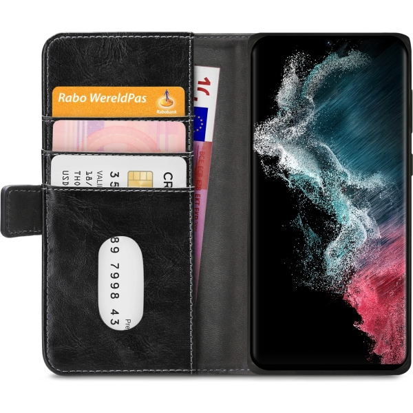 Mobilize Elite Gelly Wallet Book Case Samsung Galaxy S22 Ultra 5G Black - Afbeelding 4