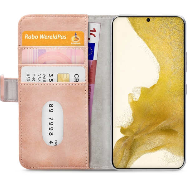 Mobilize Elite Gelly Wallet Book Case Samsung Galaxy S22 5G Soft Pink - Afbeelding 4