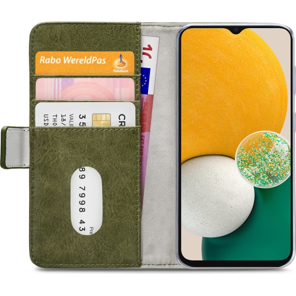 Mobilize Elite Gelly Wallet Book Case Samsung Galaxy A04S/A13 5G Green - Afbeelding 4