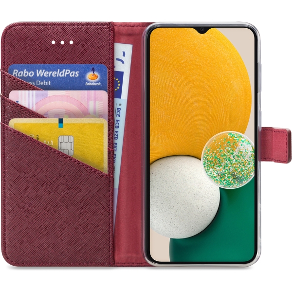 My Style Flex Wallet For Samsung Galaxy A04S/A13 5G Bordeaux - Afbeelding 3