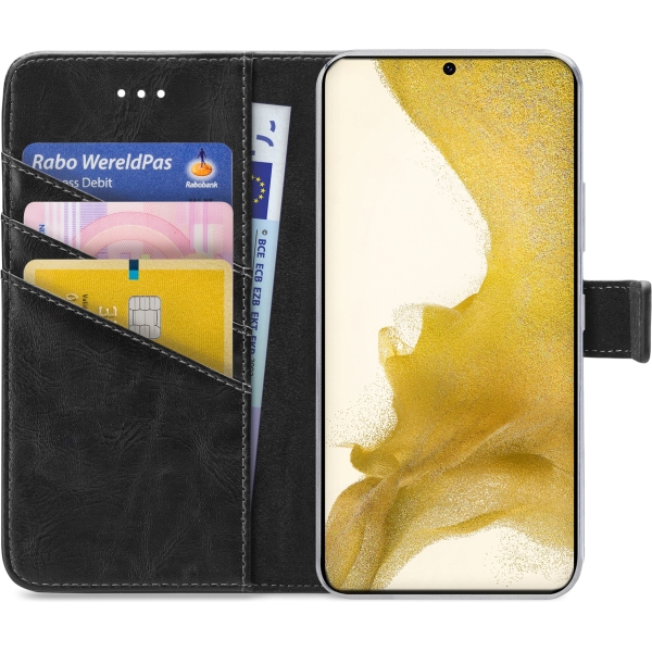 My Style Flex Wallet For Samsung Galaxy S22 5G Black - Afbeelding 3