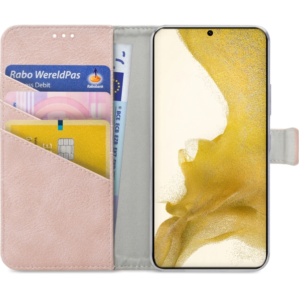 My Style Flex Wallet For Samsung Galaxy S22 5G Pink - Afbeelding 3