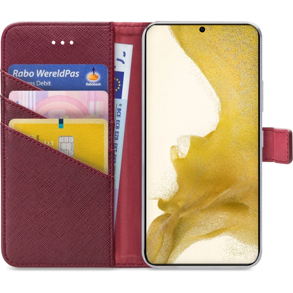 My Style Flex Wallet For Samsung Galaxy S22 5G Bordeaux - Afbeelding 3