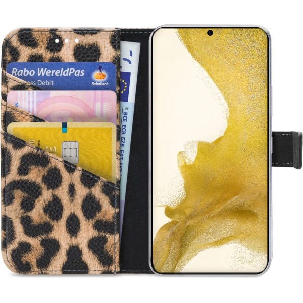 My Style Flex Wallet For Samsung Galaxy S22 5G Leopard - Afbeelding 3