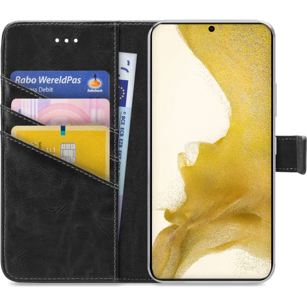 My Style Flex Wallet For Samsung Galaxy S22+ 5G Black - Afbeelding 3
