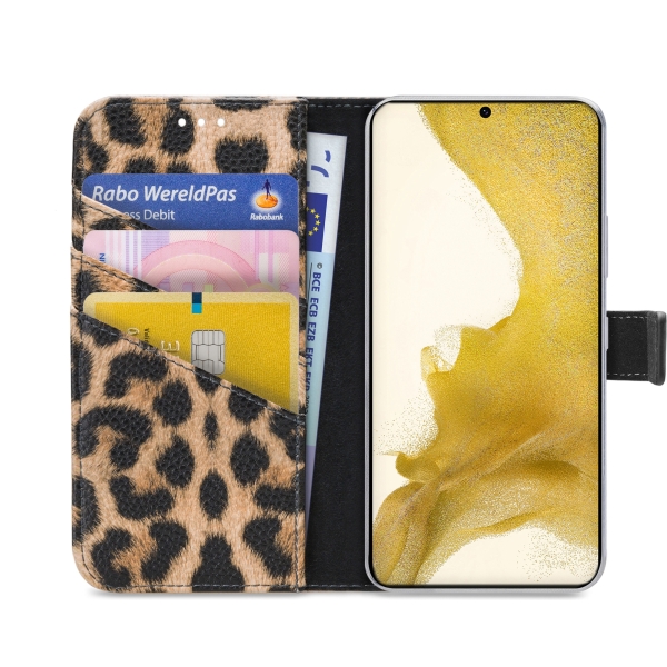 My Style Flex Wallet For Samsung Galaxy S22+ 5G Leopard - Afbeelding 3