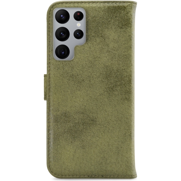 My Style Flex Wallet For Samsung Galaxy S22 Ultra 5G Olive - Afbeelding 2